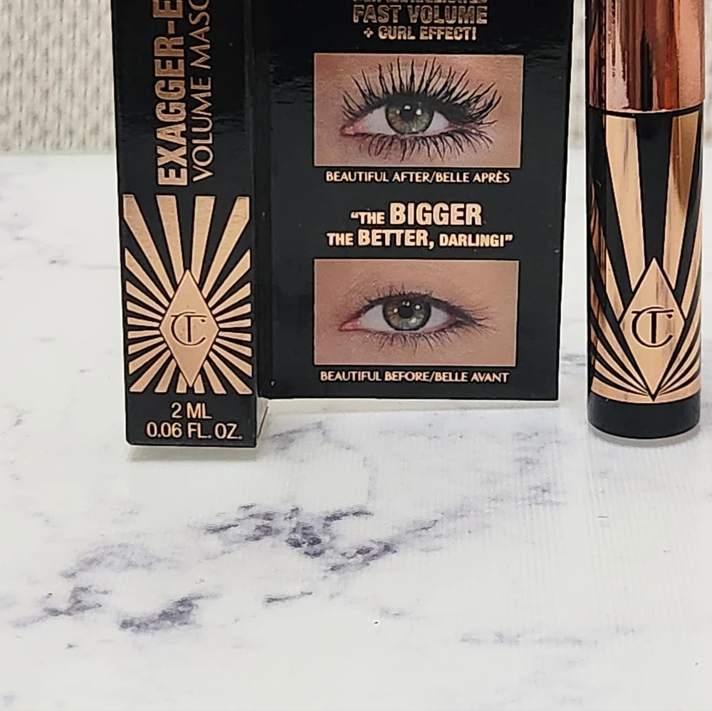 Charlotte Tilbury Exagger-Eyes Volume Mascara Mini Size .06 oz